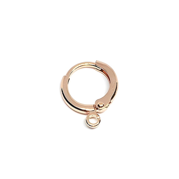 Amaiiu Copper Earring Finding Clasp Pendant Dangling Earrings Components Hook Jewelry Handmade Accessory for Professional Rose Gold