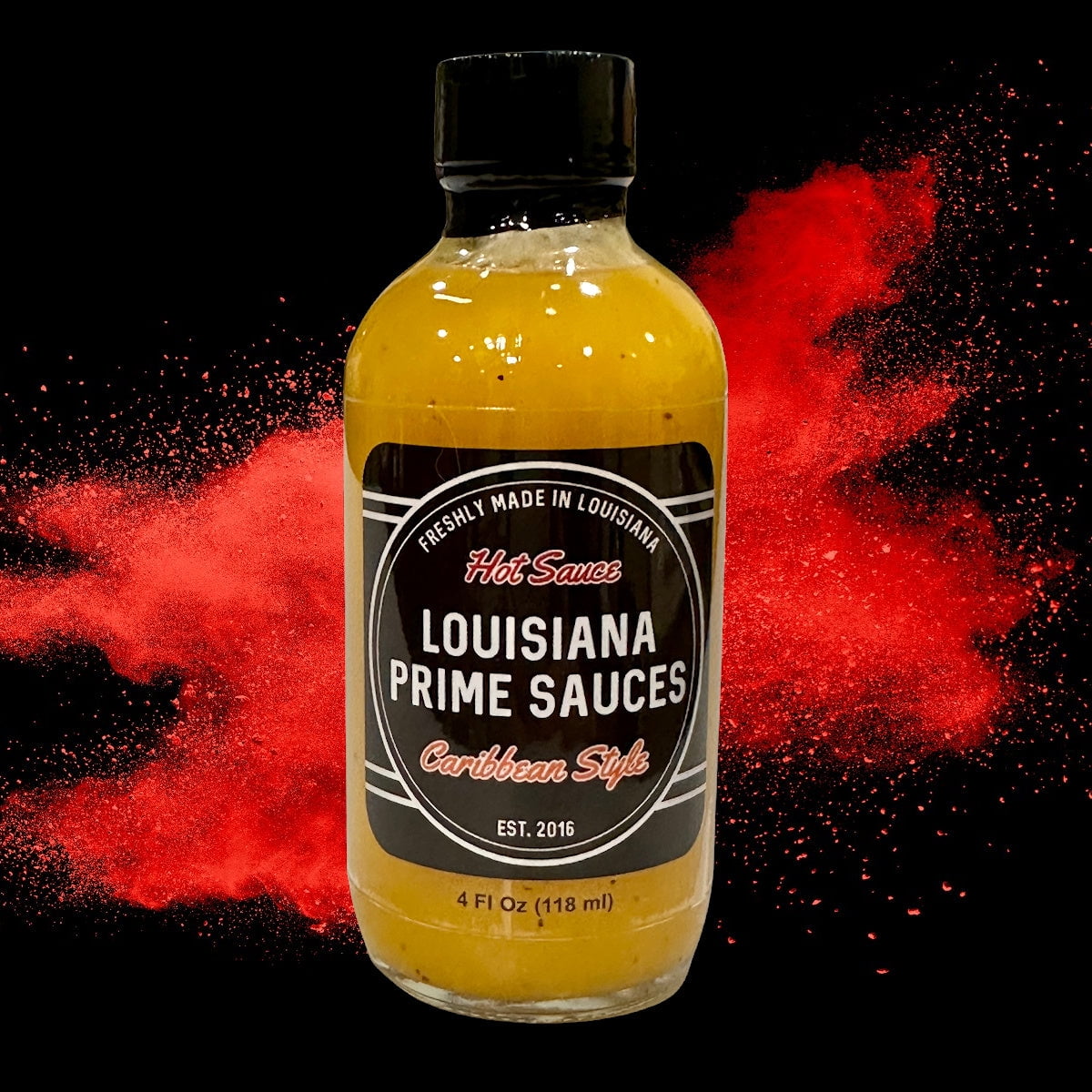 Louisiana Prime Sauces Caribbean Style Hot Sauce WM