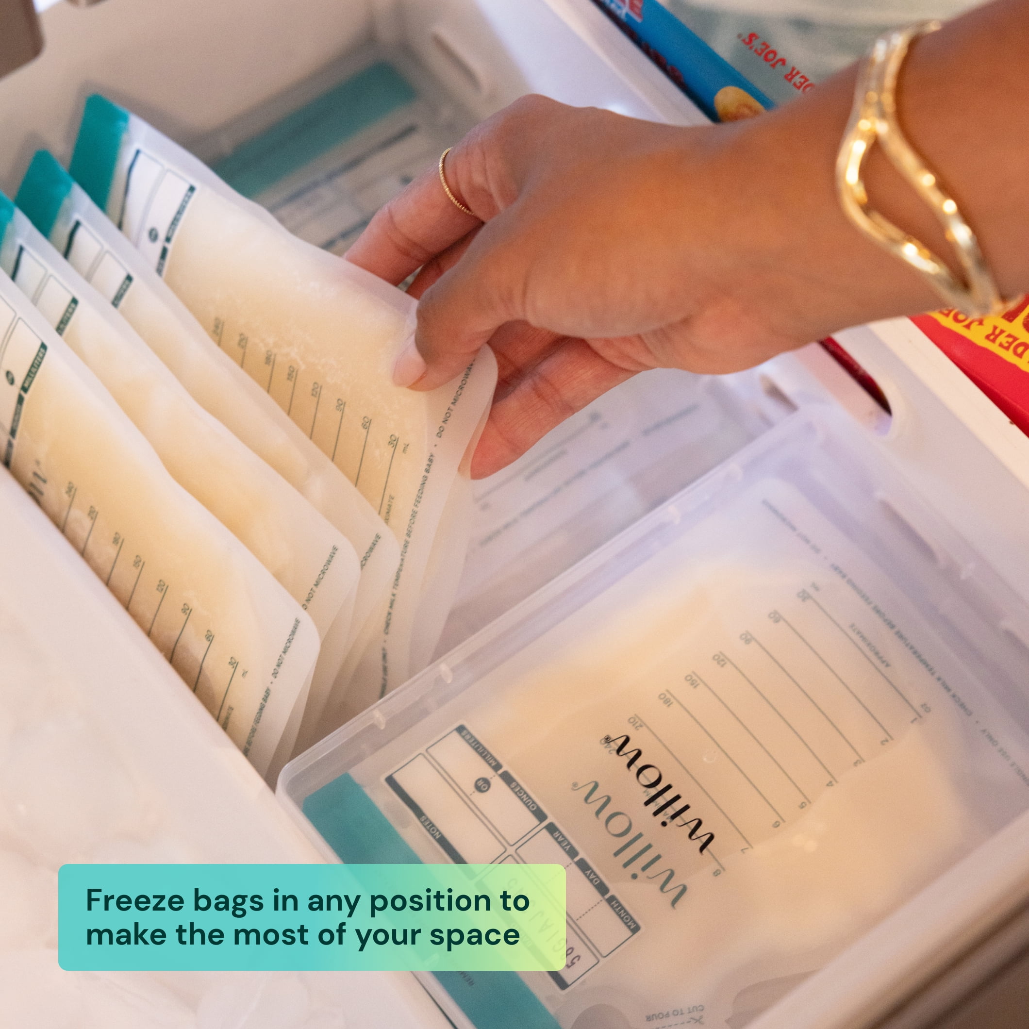 Willow Breast Milk Storage Bag Flatteners