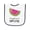 White and Navy, variant on Inktastic I'm One in a Melon Cute Smiling Watermelon Baby Terry Cloth Bib