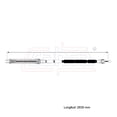 thumbnail image 2 of Cable Chicote Freno Trasero Derecho Compatible Con Chevrolet Silverado 4.8L 5.3L 5.7L 6.0L 1999 2000 2001 2002 2003 Disco 1500 CAHSA Cable Chicote Acelerador, 2 of 6