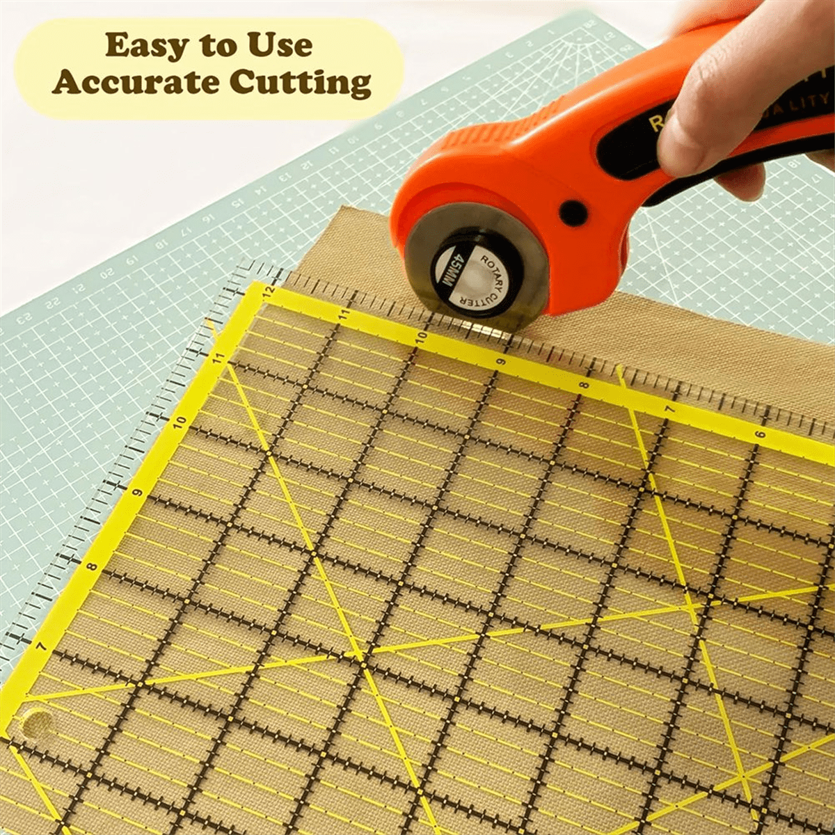 5 Pieces Acrylic Quilting Rulers,Square Sewing Rulers