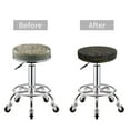 thumbnail image 5 of Fotbe Retro Excavator Stool Covers Round,Waterproof Round Bar Stool Covers Bar Chair Covers Washable Stool Cushion Slipcover for 12-14 Inch Chair-13 inch, 5 of 7