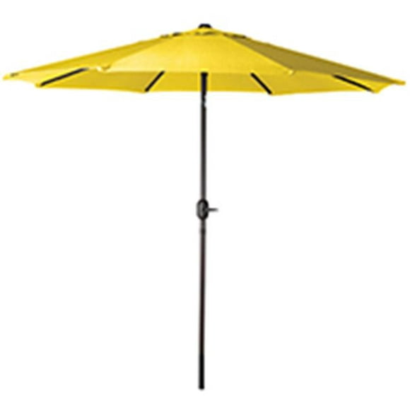 Seasonal Trends Umbrella Mrkt Crnk Stl Yel 9Ft 60038