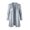 Gray, variant on Women Shiny Open Front Cardigan Jacket 3/4 Sleeve Lightweight Party Coat with Pockets Elegant Dressy Cover Up Coats (Black,S)