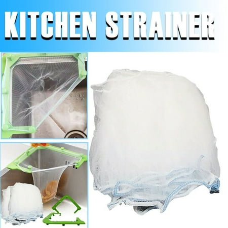 

Triangular Corner Sink Filter Kitchen Drain Basket W/ 50/100Pcs Hanging Mesh Bag