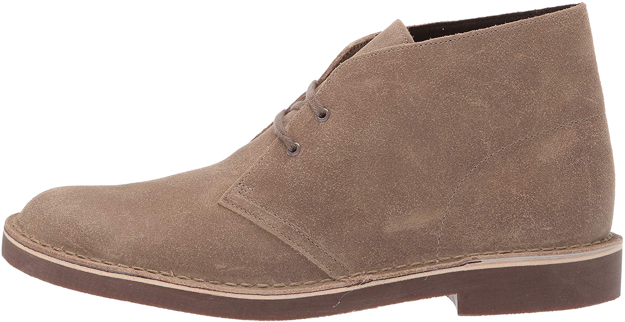 Clarks mens Bushacre 2 Chukka Boot, Taupe Distressed Suede  display picture 3