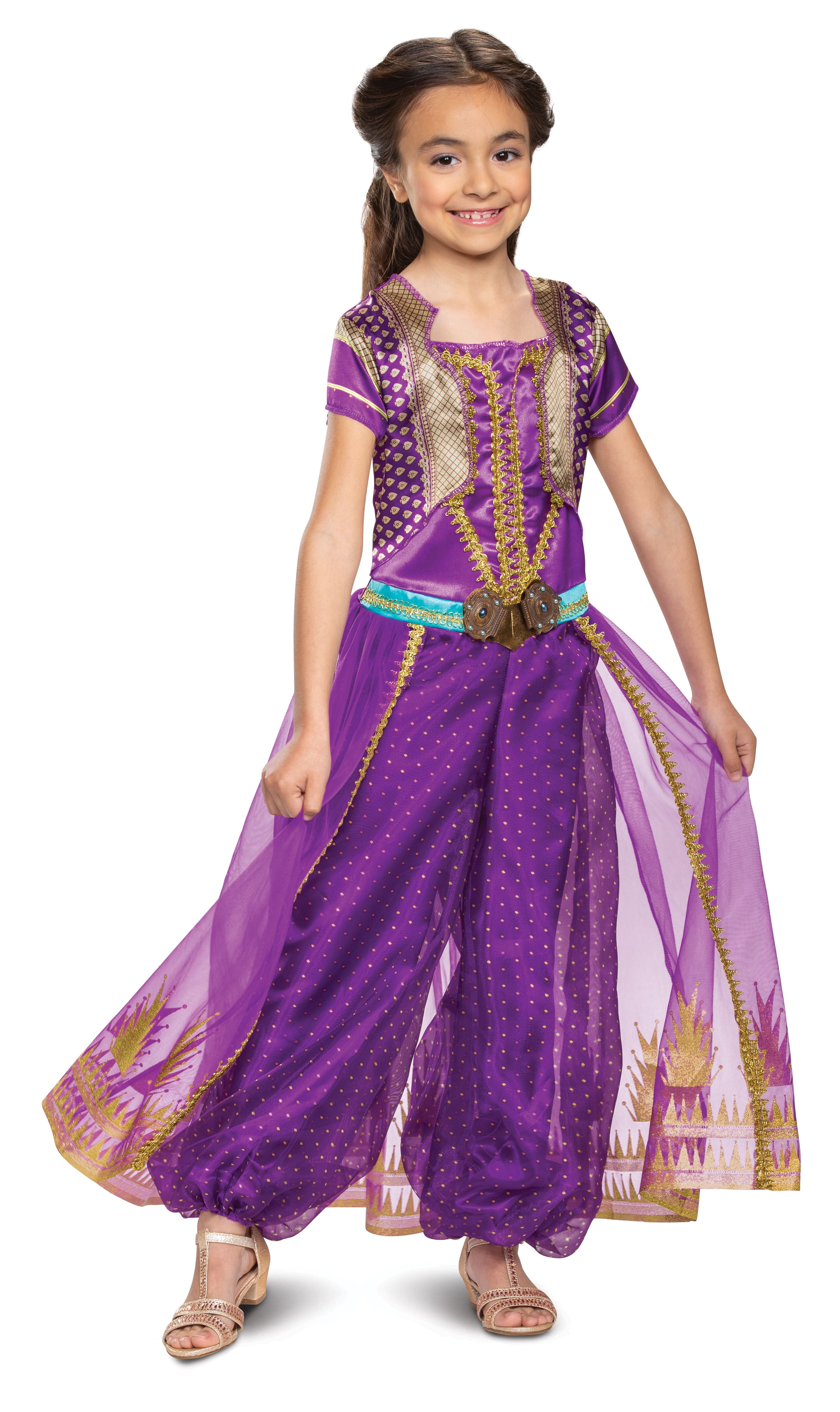  Jasmine  Purple Deluxe Child Costume  Walmart com 