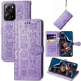 thumbnail image 1 of Funda Cartera FOXDOCK para XIAOMI POCO X5 Pro , Flip PU con Relieve de Gatos y Perros, Tarjetero y Soporte, 1 of 6