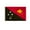 Papua New Guinea 2x3 ft Flag-Nylon, variant on AGAS Small 4" x 6" 4x6 inch Papua New Guinea Hand Flag Polyester material Stitched Edges 11" Plastic Stick Papuan Hand Held Mini Small Stick Flags