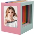 thumbnail image 1 of 10 Pcs Magnetic Photo Frames Fridge Magnet Photo Fridge Magnetic Photo Holder for Metal Surfaces 8.8 x 6.5 x 0.6cm, 10 Different Colors, 1 of 5