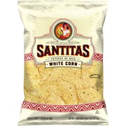 1x Santitas White Corn Tortilla Chips Snack Chips, 11 Ounce Bag