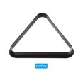 thumbnail image 3 of Uxcell Billiard Ball Triangle Rack Plastic Snooker Pool Ball Rack Holder Black, 3 of 5