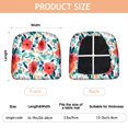thumbnail image 3 of Pioneer Flower Floral Print Pattern Seat Covers for Dining Room Chairs Set Of 4,Stretch Printed Washable Chair Seat Cover with Elastic Ties and Button,Removable Waterproof Couch Cushion Covers, 3 of 6