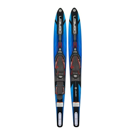 O Brien Watersports Adult 68 inches Performer Combo Water Skis Blue and Black