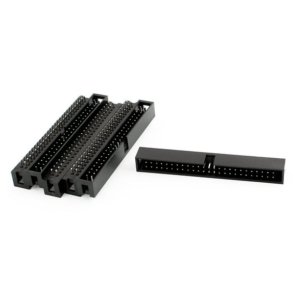 6 Pcs 50-Pin Double Dual Row Box Header Connector Pitch 2.54mm