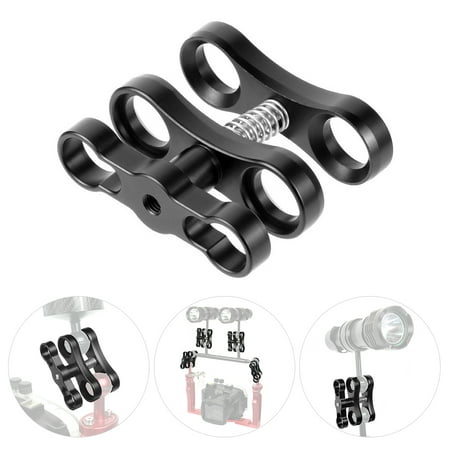 Image of Dadypet Ball Clamp dsfen 1 Inch Ball Aluminum Alloy Arm Clamp Aluminum Alloy Arm Camera Butterfly