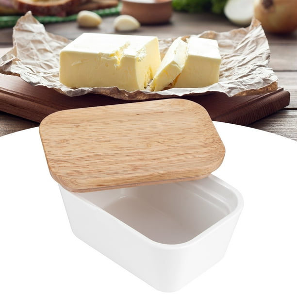 Gardien de Beurre Plat de beurre de céramique domestique avec couvercle  céramique petit beurre beurre de beurre beurre coiffe fromage fromage avec