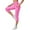 Pink, variant on Black Leggings Womens Fashion Leggings Pocket Capri 3/4 High Waist Elastic Opaque Plus Size Sports Leggings With Side Pockets For Yoga Leisure Women Leggings Size L