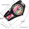 thumbnail image 4 of Reloj Dentily de Madera Analógico con Cuarzo y Esfera Colorida de 4.5 cm, 4 of 7