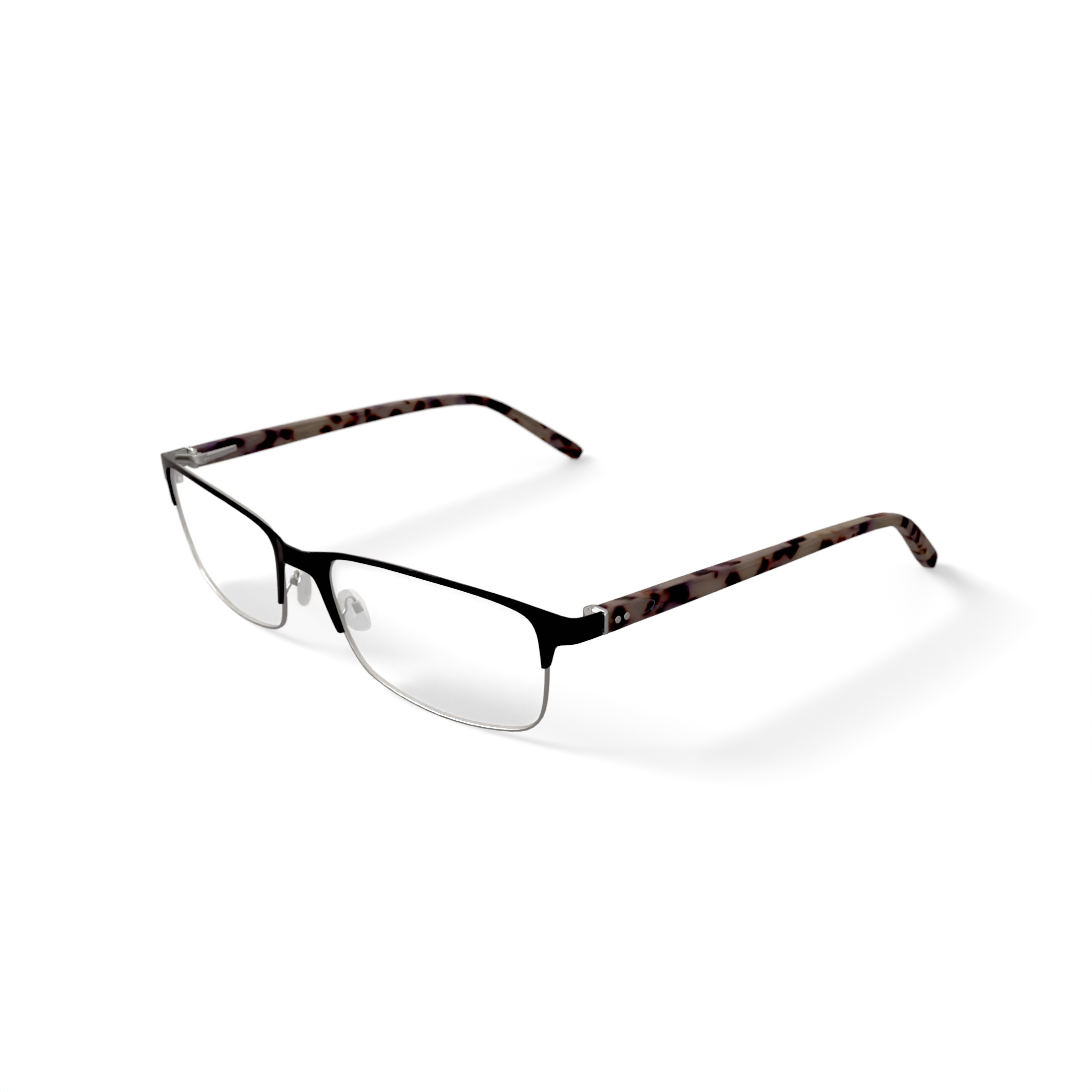 Fatheadz Men's Rectangular Eyeglasses, DE-02040 Butterflyz, Black, 57-18-145, with Case
