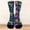 Hot Pink, variant on Thigh High Stockings Cute Animal Pattern Knitted Warm Mid Calf Socks Thermal Socks Blue One Size