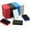 Red*2+Blue*2+White*2+Black*2, variant on Strong Magnetic Whiteboard Eraser, Mini Dry Erase Erasers, Small Chalkboard Cleansers Wiper for Office Home Must Haves Supply Home Office, Rectangle/8 Pcs, 3.18x1.77x0.59"