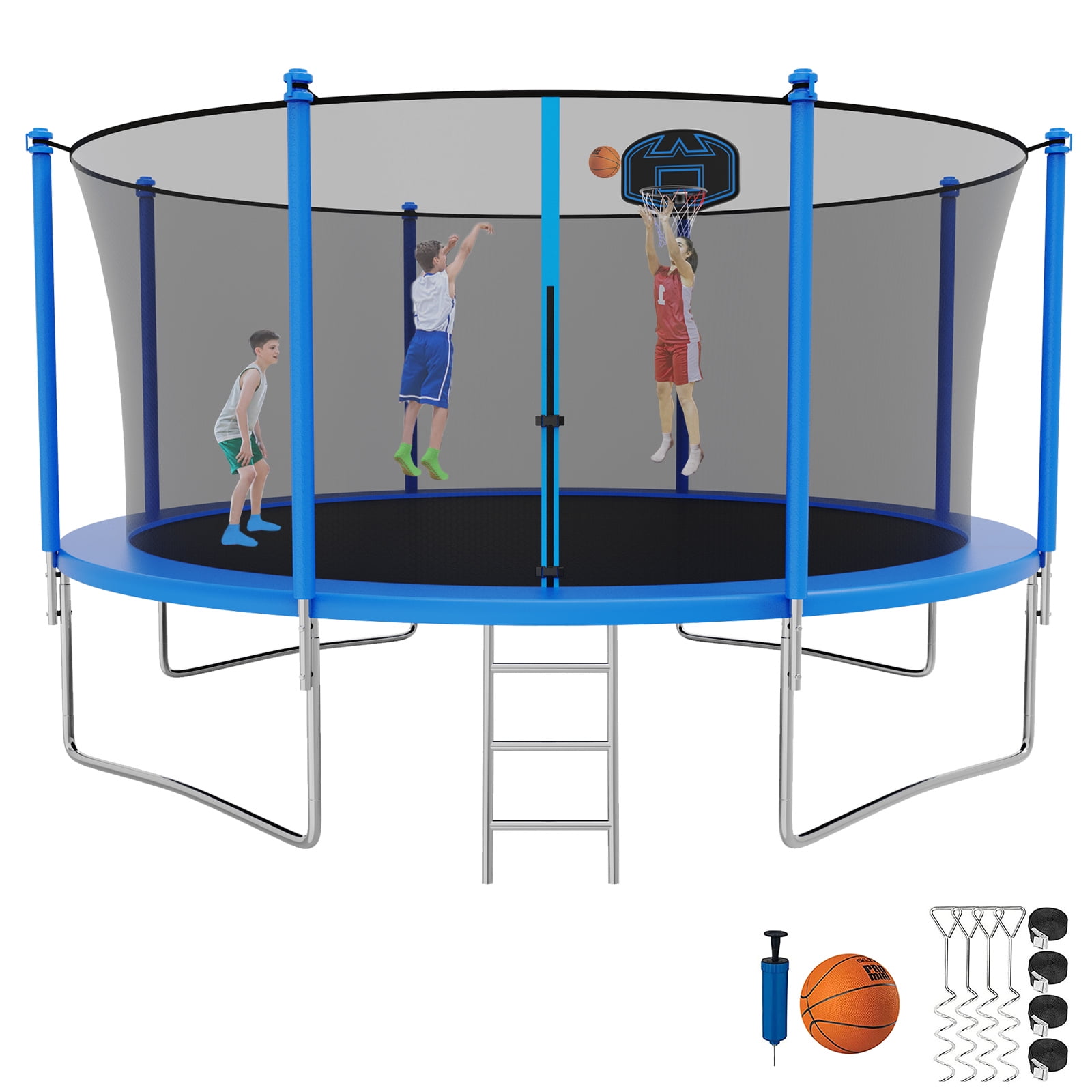 Kumix Trampoline 1200LBS 14 12 FT Trampoline for 56 Kids and Adults