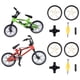 thumbnail image 2 of 2 sets Mini dedo Modelo de bicicleta de aluminio Aley Finger Bike Toy Toy Toy Toy, 2 of 8