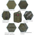 thumbnail image 3 of Survival Kit First Aid Pouch, Tactical Emt Pouches With Molle System And Rip-Away Design, Quick Release For Emergency Situations, Spacious For First Aid Kits And Tools, 3 of 5