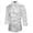 Silver, variant on Wdgfv Mens Glitter Dress Shirt Hot Stamped Partywear For Male Dance Events And Festive Celebrations