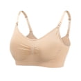 thumbnail image 3 of Sujetador de lactancia Mujer Embarazo Postparto Ropa interior Sujetador sin costuras, Beige, M Kearding AP001133-01, 3 of 7