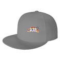 thumbnail image 1 of ZICANCN Love Flowers Rainbow Baseball Caps, Trucker Hats for Men And Women, Adjustable Breathable Flat Caps, Gray, 1 of 8