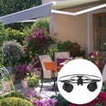 thumbnail image 2 of SHISUYAN Round Iron Plant Stand Caddy Movable Flower Pot Stand Plant Pot Base Tray, 2 of 8