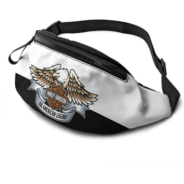 Harley Davidson Logo Sac de taille de sport pour hommes et femmes