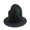 Black, variant on British style autumn and winter wool top hat pointed magic hat fashion high top Jazz hat witch hat volcanic rock hat-Khaki