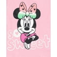 thumbnail image 4 of Disney Minnie Mouse Infant Baby Girls T-Shirt and Bike Shorts Twill Outfit Set 12 Months, 4 of 5