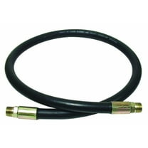 Apache 98398321 1/2" x 60" 2-Wire Hydraulic Hose Male x Male Assembly,black