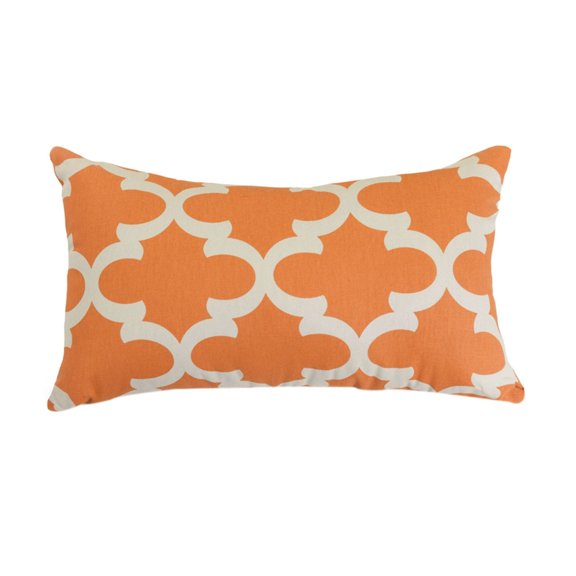 Majestic Home Goods Decorative Peach Trellis Small Pillow