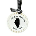 thumbnail image 2 of Homerr 2024 Solar Eclipse Ornament Solar Eclipse Decor 2024 Solar Eclipse Acrylic Ornament - Depicts Totality States, Keepsake for Astronomy Lovers, 2 of 10