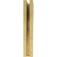 thumbnail image 4 of 3"W x 6"D x 18"H Thin Monterey Rough Cedar Woodgrain TimberThane Corbel, Primed Tan, 4 of 6