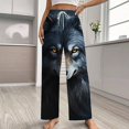 thumbnail image 2 of Tigers Wolves Zebras Animals Pajama Pants Comfortable Elastic Waist Pajamas Fashion Sleepwear Bottoms Plus Size Homewear, 2 of 6