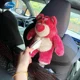 thumbnail image 4 of Cajón colgante para coche con diseño de oso de fresa de Disney, decoración creativa para coche, caja de pañuelos para la parte trasera del coche, bonitos accesorios para niña, interior para mujer, 4 of 5
