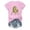 Pink, variant on Woman Short Sleeve T Shirts Relaxed Fit Frog Graphic Print Crewneck Summer Tops Trendy Casual Tee Shirt Black