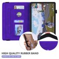 thumbnail image 3 of TECH CIRCLE Case for Amazon Fire HD 10 and 10 Plus Tablet (13th/11th Generation, 2023/2021 Release),PU Leather Slim Folding Stand Cover with Pencil Holder Shockproof Magnetic Card Slots Shell,Purple, 3 of 5