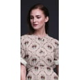 thumbnail image 3 of Bimba Rayon Leaves,Floral & Diamond Geometric Printed Womenâ€™s Long MaxiÂ&nbsp;DressÂ&nbsp;Gown with Side Slit-XXX-Large, 3 of 6
