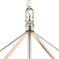 thumbnail image 3 of Elk Home 14-Inch Wide Marin Pendant, Transitional, Polished Nickel, 3 of 5
