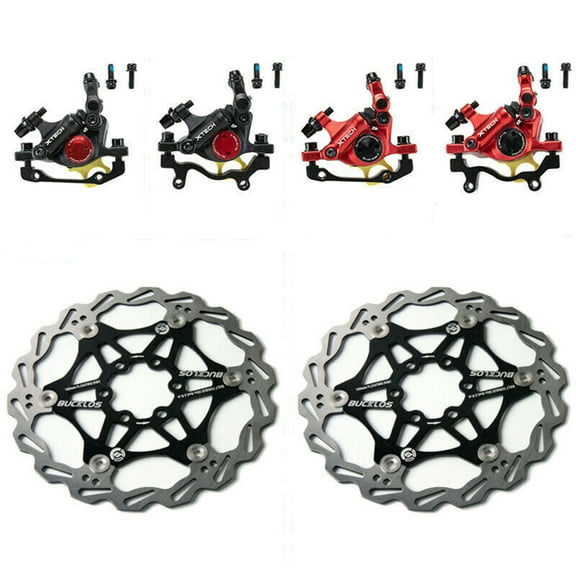 BUCKLOS HB-100 Bicycle Line Pulling Hydraulic Disc Brake Front Rear Calipers with 160mm Bike Rotor