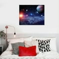 thumbnail image 4 of GOSMITH  Giclee Canvas Prints Wall Art Outer Space Planet Pictures for Bedroom Home Decorations Universal Magic Power Modern Contemporary Galaxy Star Sky Pictures Astronomy Artwork, 4 of 4