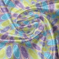 thumbnail image 5 of Ambesonne Abstract Window Valance, Lemon Pattern Citrus, 54" X 18", Pale Green and Violet, 5 of 5